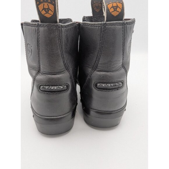 Ariat Boots Womens Size 4 Black Leather Paddock English Riding Jodhpur 67301 - Picture 3 of 11